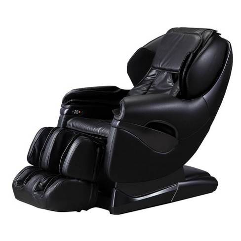 Osaki black faux leather reclining massage chair hot sale