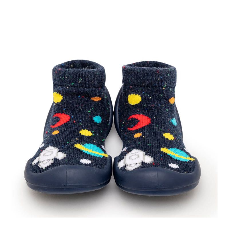 Komuello Baby Boy First Walk Sock Shoes Galaxy, 2 of 10