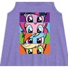 Girls' - My Little Pony - Stacked Faces Graphic Sleeveless Aline Dress - 2 of 3