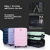 Belatt 3-Piece Expandable PC Luggage Set - Lightweight and durable hardshell luggage with 360° spinner wheels - 2 of 4