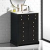 Mshliw 24 Inch Bathroom Vanity with Sink, Freestanding Storage Cabinet with Tip-Out Drawer and Soft Close Doors, Ceramic Basin, Modern Design - 3 of 4