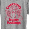 Women's - Instant Message - Valentine's Day Cupid In My Feelings Short Sleeve Graphic T-Shirt - 2 of 4