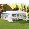 Outsunny 16.5' x 33' Large Party Tent, Heavy Duty Outdoor Canopy Tent Shelter with Removable Sidewalls, 10 Windows - 2 of 4