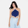 Women's Game Day Football Charm Halter Top - Wild Fable™ - 2 of 3