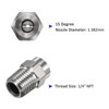 Unique Bargains Stainless Steel Durable Corrosion Resistant Pressure Washer Nozzles 5 Pcs - 4 of 4