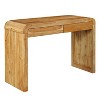 Royal Hampton Console Table | 43" Wide Top | Handcrafted Natural Acacia Wood | Dual Drawer Storage - 2 of 4