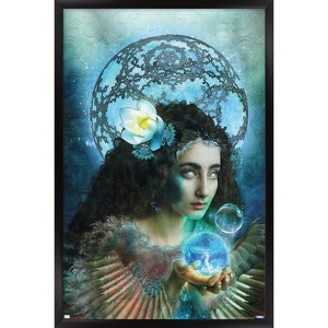 Trends International Jena DellaGrottaglia: Cosmic Zodiac - Aquarius Framed Wall Poster Prints - 1 of 4