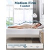Dyonery 8 Inch Twin Size Extra Firm Memory Foam Mattresses with Tencel Cover, Premier Cooling Green Tea/Gel Bed Mattresses in Box, 75'' x 39'' - 3 of 4