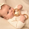 Silicone Baby Rattle Teething Toys - Cute Shaped Teething Relief for 0-6 Months, Easy to Clean Teether Ring - Newborn Essentials - 3 of 4