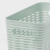 3pk Wave Assorted Decorative Basket Mint Green 5L Narrow 2c Brightroom™ - 3 of 4