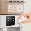 Oneisall PFD-002 Automatic Cat Feeder - 5L, Timed Dispenser for 2 Cats, Dual Bowls, Pet Dry Food Dispenser - 4 of 4