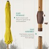 Best Choice Products 9ft Deep Square Solar LED Lighted Patio Umbrella w/ Faux Wood Texture, UV-Resistant - 4 of 4