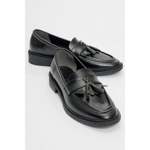 Zita - Black Patent Loafers (Women) | Prologue Shoes - 1 of 4