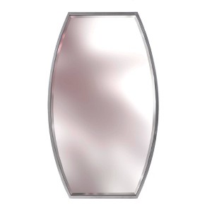 Howard Elliott 40.5"x24" Vintage Iron Curved Frame Mirror Silver: Graceful Design, No Assembly Required, Wall Mounted - 1 of 4