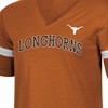 NCAA Texas Longhorns Women's Mesh Trim V-Neck T-Shirt - 3 of 3