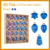 Unique Bargains Glass Decorative Hanging Tree Ornament Balls 1"-1.5" 50 Pcs - 3 of 4