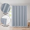 Americanflat 71x71 Woven Linen Shower Curtain with Tassel Accents - Includes 12 Grommets and Hooks - 100% Polyester - 4 of 4