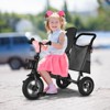 Infans 7-In-1 Kids Baby Tricycle Folding Steer Stroller w/ Rotatable Seat Pink - 3 of 4