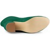 Allegra K Women's Rounded Toe Foldable Ankle Block Heel - 4 of 4