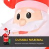 SEVOBAL Inflatable Holiday Decorations 8ft Christmas Inflatables Christmas Inflatable Decoration Blow Up Holiday Outdoor Decor, Red, 60"*36"*96" - 3 of 4