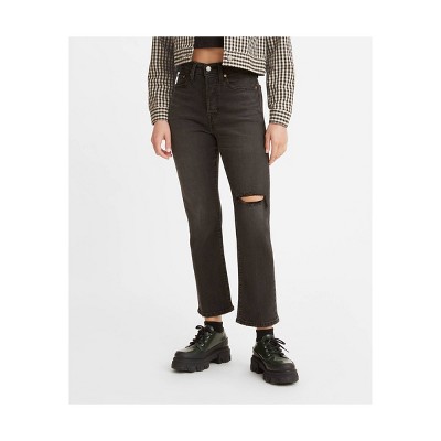 Levi's Wedgie Straight Indigo Distressed