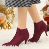 Allegra K Women's Stiletto Heel Ankle Booties - 2 of 4
