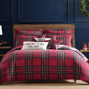 Spencer Plaid Flannel Duvet Cover Set - Levtex Home - 1 of 4