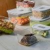 OU Glass Food Storage Container 10 Cup - Oven, Microwave, Freezer & Dishwasher Safe, Airtight Leak Proof Lid with Microwave Valve, Stackable Glass Jar - 3 of 4