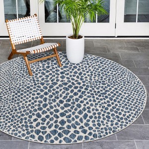 Jill Zarin Outdoor Cape Town Animal Print Woven Area Rug - 1 of 3