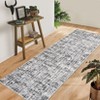 Washable Area Rug for Living Room Contemporary Non Slip Bedroom Rug Modern Rug  Low Pile Carpet Stain Resistant Throw Rugs for Dining Room - 2 of 4