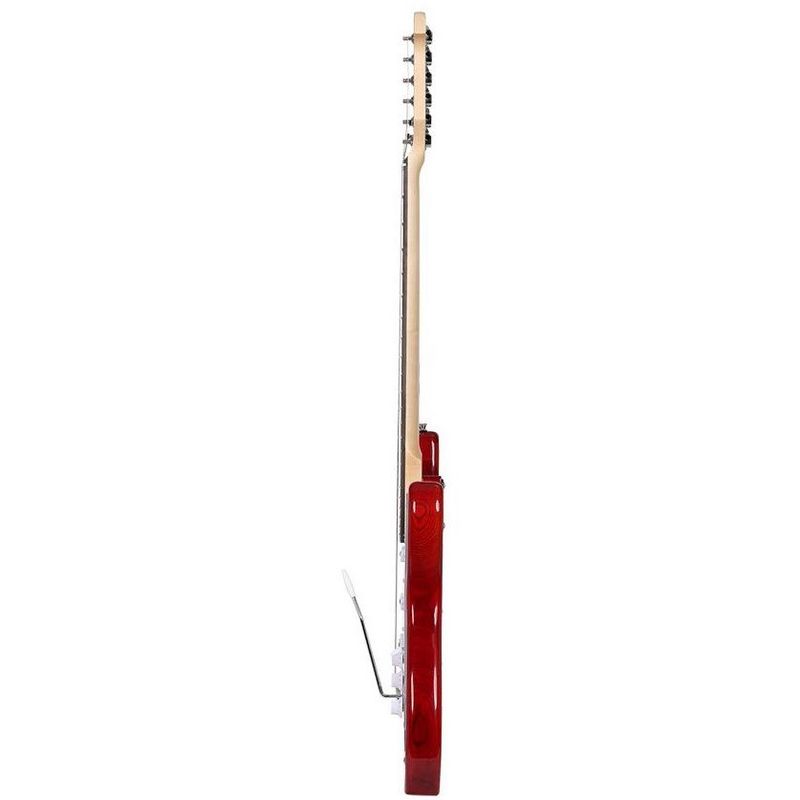 Monoprice Cali DLX Plus Solid Ash Electric Guitar - Cherry Burst, With Gig Bag, Ash Body, Maple Neck, Professionally Set-up in the US - Indio Series, 4 of 7