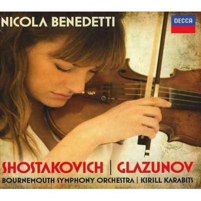 Benedetti/Karabits/Bournemouth Symphony Orchestra - Shostakovich: Violin Concerto No.1; Glazunov: Violin Concerto (CD)