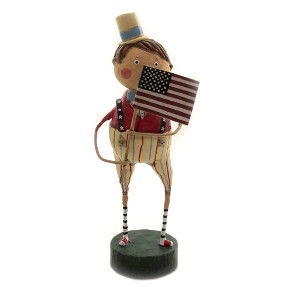 Lori Mitchell 7.25 In Franklin Freedom Patriotic July 4Th Americana Figurines - 1 of 3