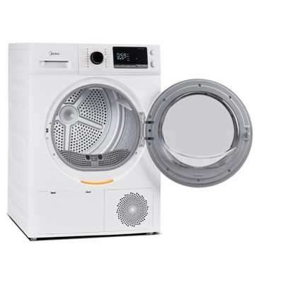 Midea 4.4 Cu. Ft. White Stackable Ventless Electric Dryer with Sensor Dry