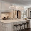 LLHZSY 10-Light Modern Glam Dimmable Chrome Oval Large Crystal Chandelier - W 39 2/5" - 3 of 4