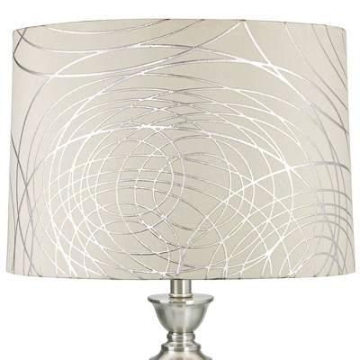 Swirl Lamp Shades Target, Silver Lamp Shades For Table Lamps