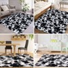Modern Shag Area Rug Non Slip Fluffy Shaggy Rug Ultra-Soft Living Room Rug Indoor Plush Floor Carpet High Pile Non Shedding Furry Rug - 4 of 4