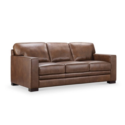 Blake Top Grain Leather Sofa Brown, Is Top Grain Leather Furniture Good