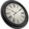 24 inch traditional wall clock for living room bedroom office wooden black classic design housewarming gift - 4 of 4