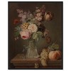 Art Remedy Flower Piece in Glass Vase Vintage Classic Roses Wall Art Framed - 2 of 4