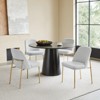 Spruce&Spring Modern Dining Chair with Metal Legs Set of 2 - 2 of 4