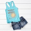 S.W.Smiley Sunshine Society - Women's Graphic Racerback Tank Top - 2 of 3