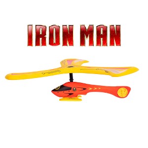 World Tech Toys Marvel Avengers Iron Man Helicopter Boomerang - 1 of 1