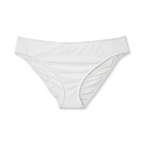 Women's Ribbed Mid-rise Hipster Bikini Bottom - Shade & Shore™ : Target