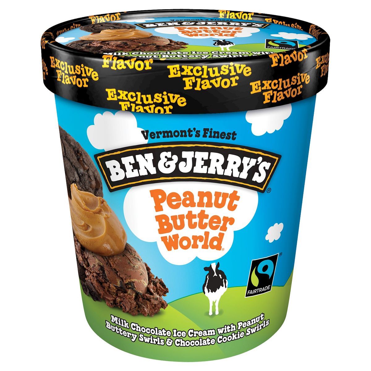 Ben & Jerry's Peanut Butter World Chocolate Ice Cream - 16 fl oz - thumbnail 7