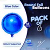 KatchOn, Royal Blue Balloons - 18 Inch, Pack of 6 |Blue Mylar Balloons for Blue Birthday Decorations | Metallic Blue Balloons - 3 of 4