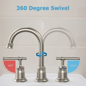 Classical Bathroom Faucets for Sink 3 Holes - 1 of 4