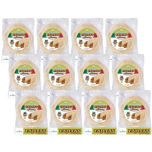 La Real 8 Inch Flour Tortilla Fajita - 12 pack, 17.5 oz - 1 of 2