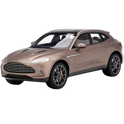 Aston Martin DBX Satin Solar Bronze with Black Top 1/18 Model Car by Top Speed