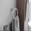 BWE 3-Piece Bath Hardware Set with Towel Ring and 2pcs Towel Hooks and Mounting Hardware Wall Mount - 3 of 4